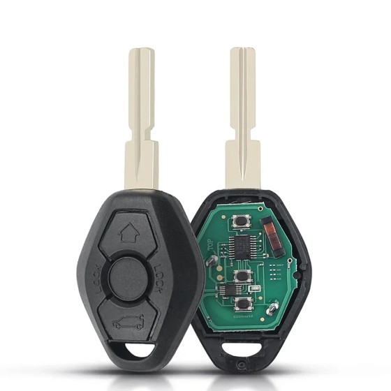 BMW 3 Button Remote Head Key 2000-2008 4-Track CAS2 System For FCC: LX8 FZV